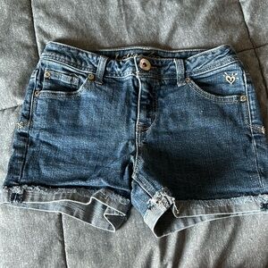 Justice denim shorts